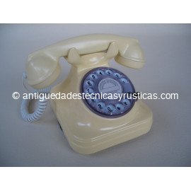 TELEFONO BEIGE TIPO ESPAÑOL ANTIGUO