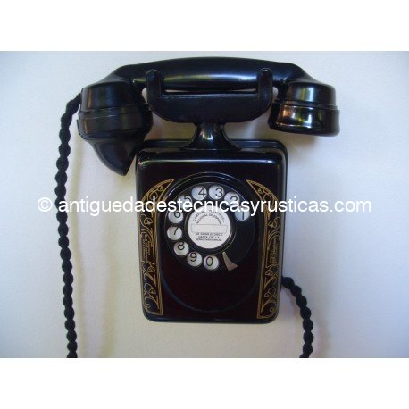 TELEFONO ANTIGUO BELL DE PARED AÑOS 40