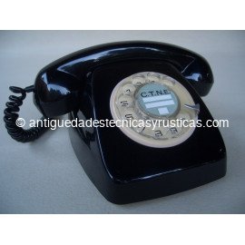 TELEFONO NEGRO STANDARD ELECTRICA AÑOS 60