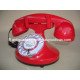 TELEFONO ROJO TIPO ANTIGUO