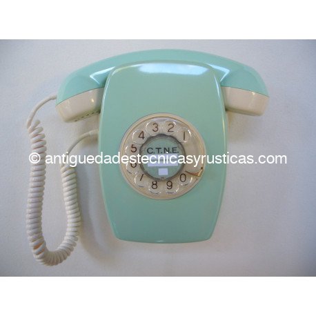 TELEFONO HERALDO VERDE DE PARED DEL AÑO 1967