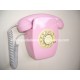 TELEFONO HERALDO ROSA ESPAÑOL AÑOS 70 PARED