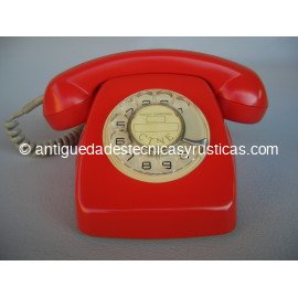 TELEFONO HERALDO ROJO ESPAÑOL AÑOS 70