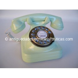 TELEFONO VERDE TIPO ESPAÑOL ANTIGUO