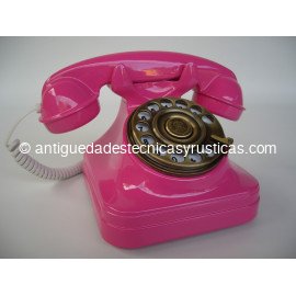 TELEFONO FUCSIA TIPO ESPAÑOL ANTIGUO