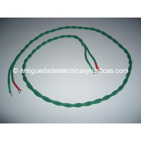 CORDON VERDE TRENZADO PARA TELEFONOS ANTIGUOS