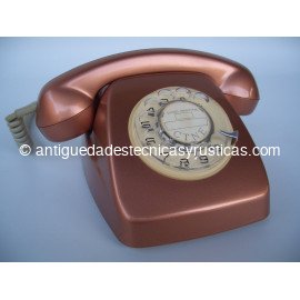 TELEFONO HERALDO COBRE ESPAÑOL AÑOS 70