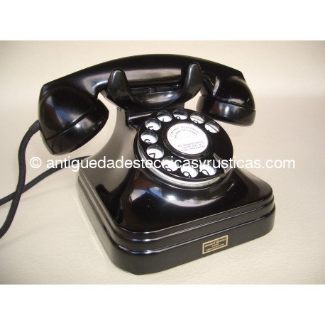TELEFONO ANTIGUO ESPAÑOL DE SOBREMESA AÑOS 50