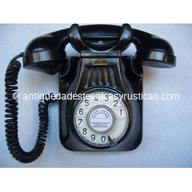 TELEFONO ANTIGUO ESPAÑOL DE PARED AÑOS 50