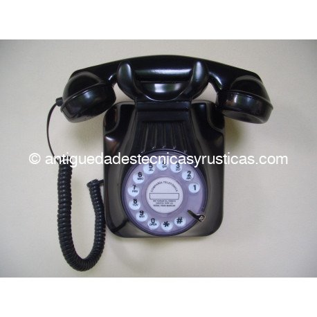 TELEFONO NEGRO TIPO ESPAÑOL ANTIGUO