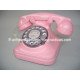 TELEFONO ROSA TIPO ESPAÑOL ANTIGUO