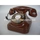 TELEFONO MARRON TIPO ESPAÑOL ANTIGUO