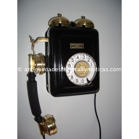 TELEFONO ANTIGUO STANDARD ELECTRICA, S.A. AÑOS 20