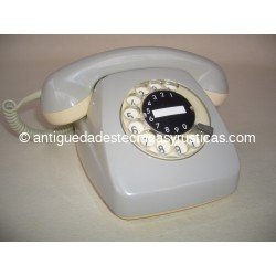 TELEFONO ANTIGUO HERALDO GRIS AÑOS 70