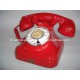 TELEFONO ESPAÑOL AÑOS 50 LACADO EN ROJO