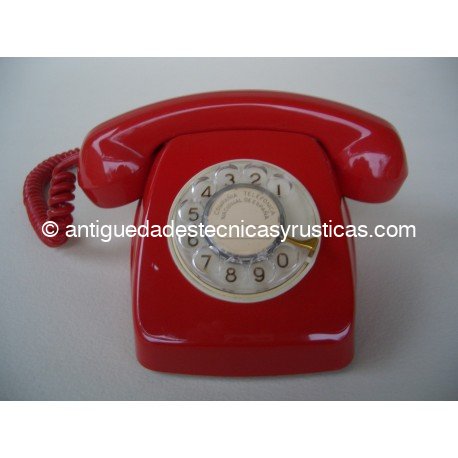 TELEFONO ROJO ESPAÑOL AÑOS 70