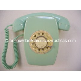 TELEFONO HERALDO VERDE DE PARED AÑOS 70