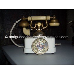 TELEFONO ANTIGUO ESPAÑOL DE SOBREMESA AÑOS 70
